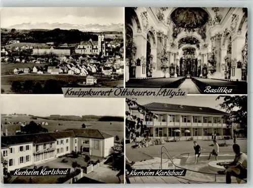Ottobeuren 1971 Kirche Basilika innen Kurheim