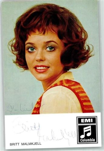 Britt Malmkjell Autogramm