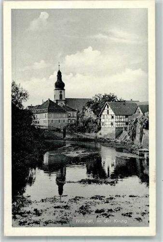 77731 W7608 Willstätt Foto AK Kirche