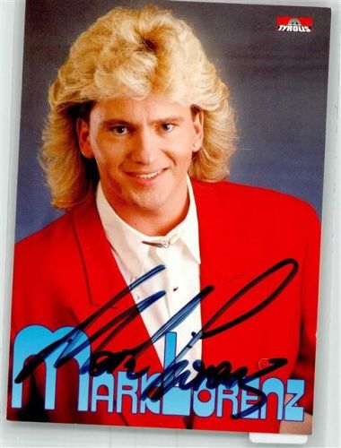 Portrait von Mark Lorenz mit Autogramm