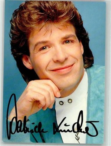 Portrait von Patrick Lindner mit Autogramm Fotograf Scherer