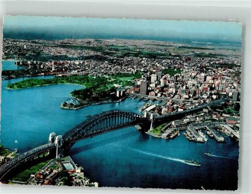 Sydney 1966 Hafen Oper Luftpost