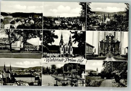 Prüm Sankt-Salvator-Basilika Regino-Schule Schwimmbad Waldbad