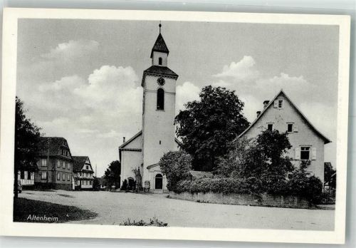 77743 W7607 Altenheim , Baden - Ev. Friedenskirche Verlag Kurt Görtz 2136