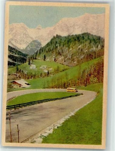 W8243 Ramsau b. Berchtesgaden Deutsche Alpenpost Stempel Lauterbach 700 J. Stadt 1266-1966 Postbus