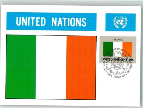 Dublin 1982 Wappen Flaggen der Nationen Briefmarke Bildseite