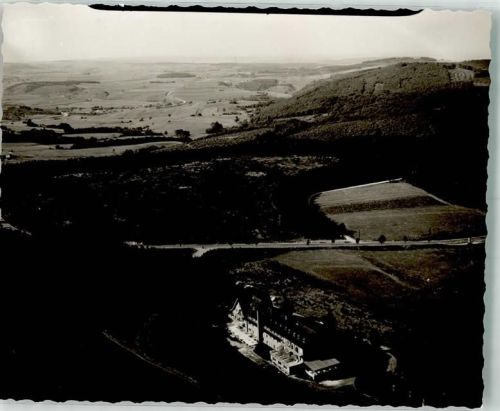 Bad Münstereifel Fliegeraufnahme vom Hotel Residenz Tanneck Foto Original aus Archiv eines Ansichtskartenverlags Ort handschriftlich