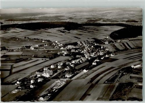 Möttlingen Fliegeraufnahme des Ortes Foto AK