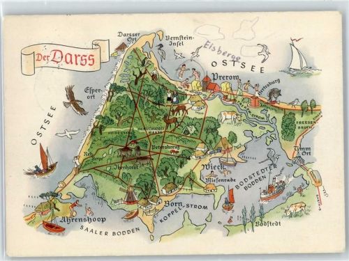 Ostseebad Prerow Kartenübersicht Der Darss