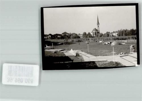 83119 W8201 Obing FOTO KEINE AK Minigolf Ort handschriftlich Foto Original aus Archiv eines Ansichtskartenverlags