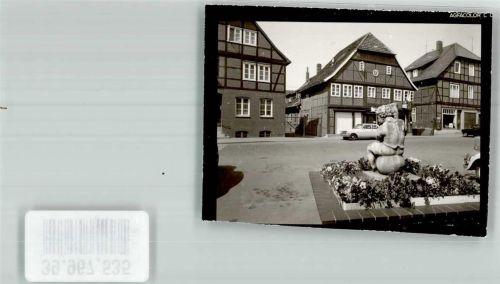 Gehrden Auto Denkmal Ort handschriftlich Foto Original aus Archiv eines Ansichtskartenverlags