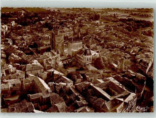Uzes 1953 Fliegeraufnahme