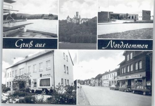 31171 W3204 Nordstemmen - Rathaus , Cafe zur Post , Fotoabzug
