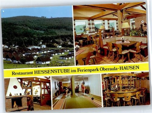 36280 W6435 Oberaula - Restaurant Hessenstube , Kegelbahn
