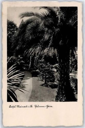 Insel Mainau Palmen-Hain, Landpoststempel