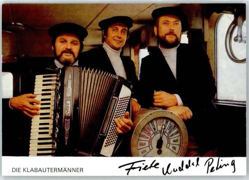 Die Klabautermänner , signiert Schlagersänger