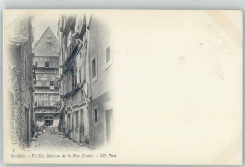 Saint-Malo Vieilles Maisons de la Rue Gouin