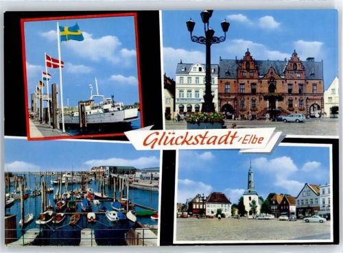 25348 W2208 Glückstadt - Hafen, Rathaus, Stadtplatz
