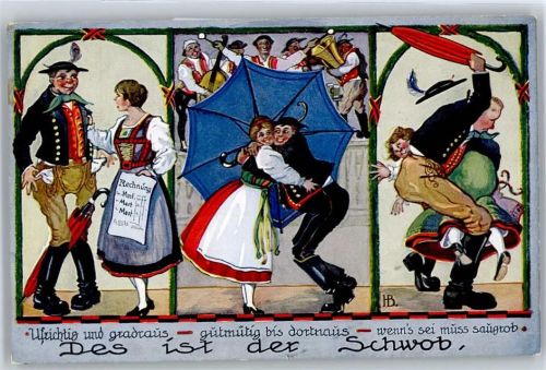 Balingen Satire Karte Schwab