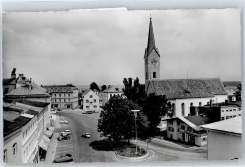 Holzkirchen Kirche, Ortsansicht, Marktplatz