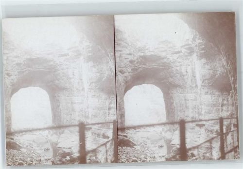 Constantine Stereofoto, Rhumel-Schlucht, natürliche Brücke