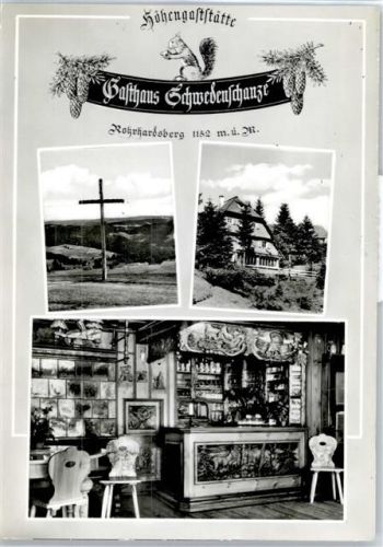 78136 W7745 Rohrhardsberg im Schwarzwald - Gasthaus zur Schwedenschanze