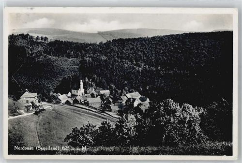 Nordenau Kirche, Ortsansicht