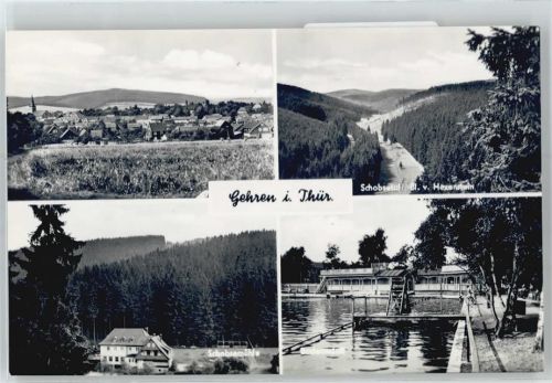 Gehren Schobsetal, Kirche, Ortsansicht, Schobsemühle, Freibad
