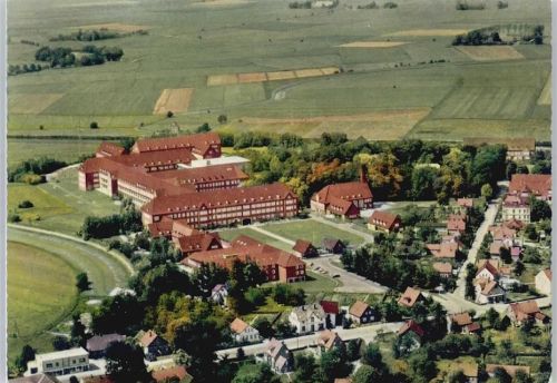 26452 W2945 Sande , Kr Friesl - Fliegeraufnahme Landeskrankenhaus