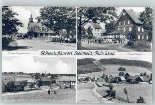 Steinheid Ortsteil Siegmundsburg, Ortsteil und Gasthof Limbach