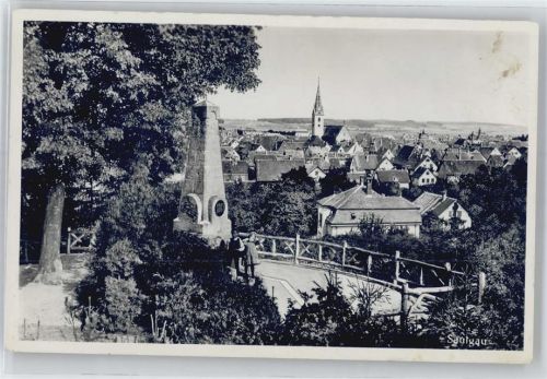 Saulgau Denkmal, Kirche, Ortsansicht