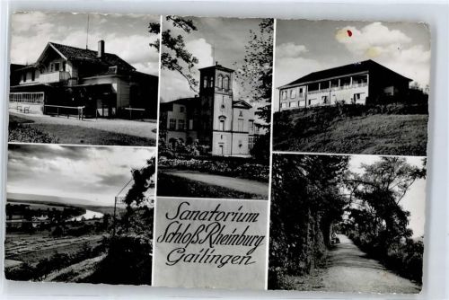 Gailingen Ortsansicht, Sanatorium Schloß Rheinburg