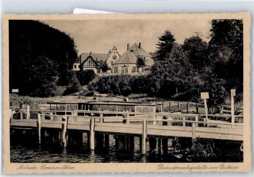 Malente-Gremsmühlen Dampferanlegestelle am Dieksee