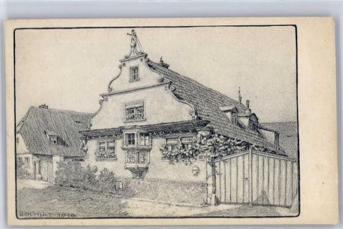 Gochsheim 1916 Apostelhaus gez.Schulz