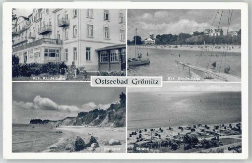 Grömitz Kinderheim, Strand, Steilufer