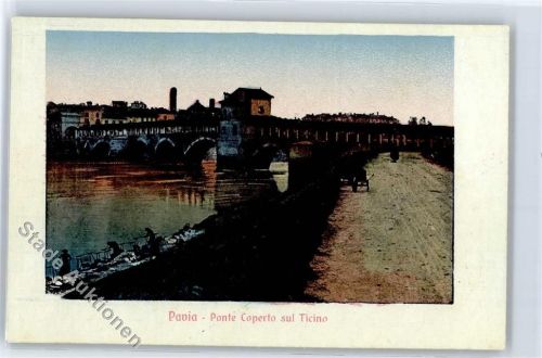 Pavia Ponte Coperta sul Ticino