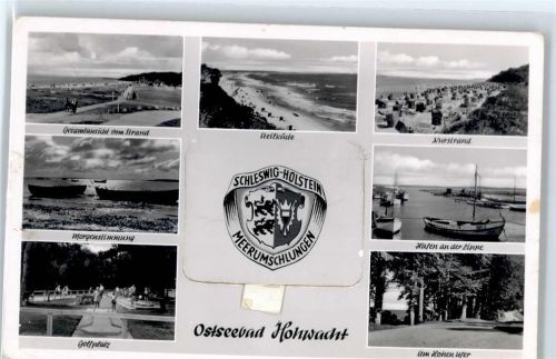 Hohwacht Leporello, Strand, Steilküste, Wappen, Kurstrand, Hafen an der Lippe, Am Hohen Ufer, Golfplatz