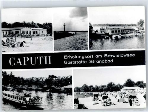 Caputh Gasthaus Strandbad Dampfer Schwimmbad