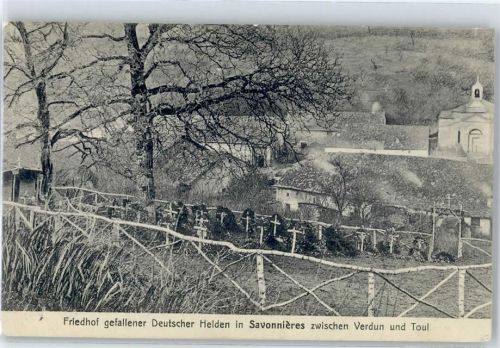 Savonnieres 1915 Friedhof gefallener Deutscher Helden