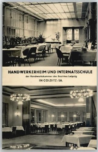 Colditz Handwerkerheim, Internatsschule, Innenaufnahme