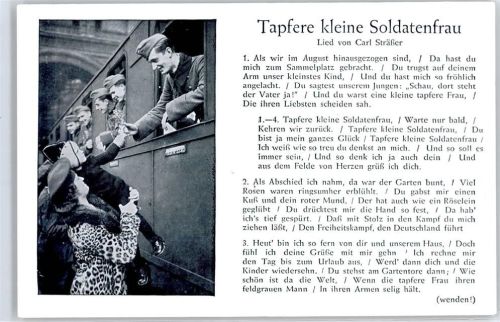 Tapfere kleine Soldatenfrau