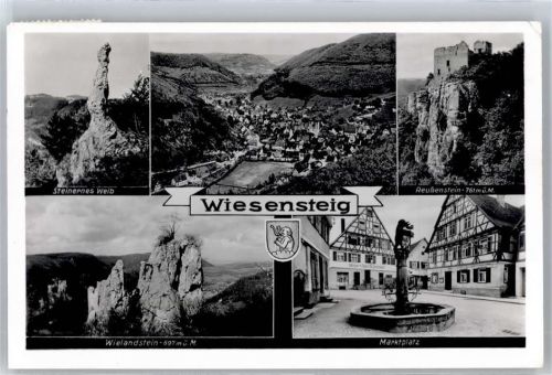 Wiesensteig Wielandstein Marktplatz Steinernes Weib AKU1