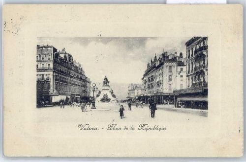 Valenza 1909 Place de la Republique