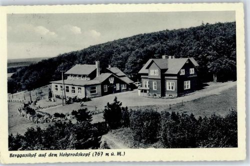 Hoherodskopf Berg Gasthaus Hoherodskopf