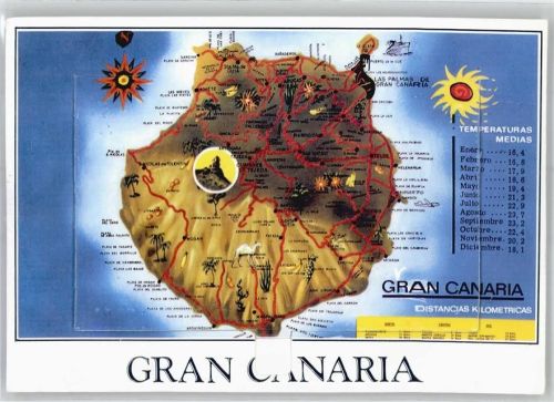 Las Palmas de Gran Canaria Leporello, Insel-Übersicht