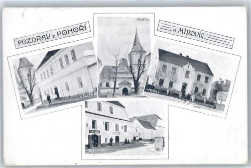 Pisek Skola, Para, Kostel, Hostinec, Mirovic