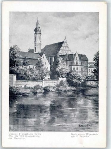 Oppeln Kirche sign. F.Karopka