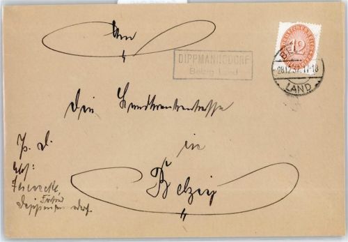 Belzig Landpoststempel Dippmannsdorf