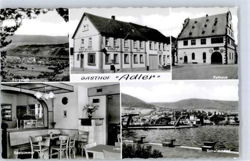 Bürgstadt Gasthaus Adler Schwimmbad Rathaus