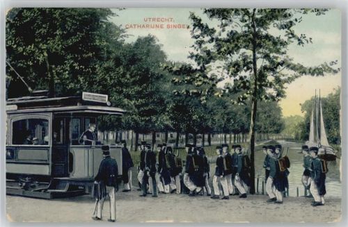 Utrecht 1910, Catharijne Singel, Straßenbahn, Tram